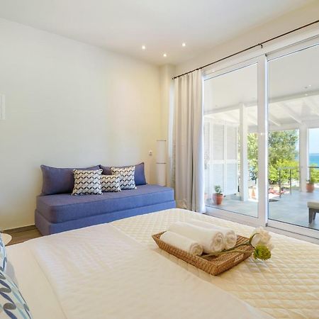 Golden Beachside Terrace Chrysi Ammoudia Bagian luar foto