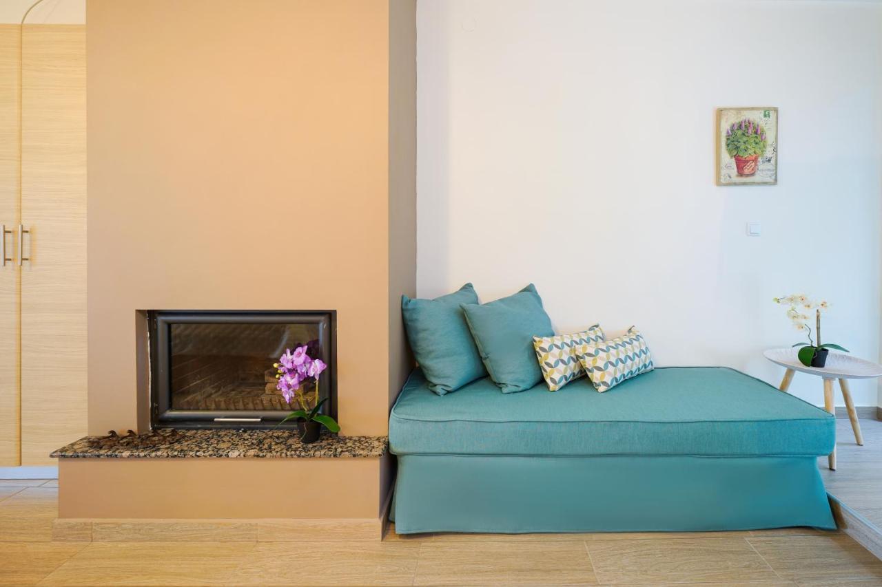 Golden Beachside Terrace Chrysi Ammoudia Bagian luar foto