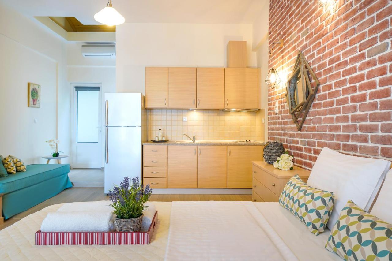 Golden Beachside Terrace Chrysi Ammoudia Bagian luar foto