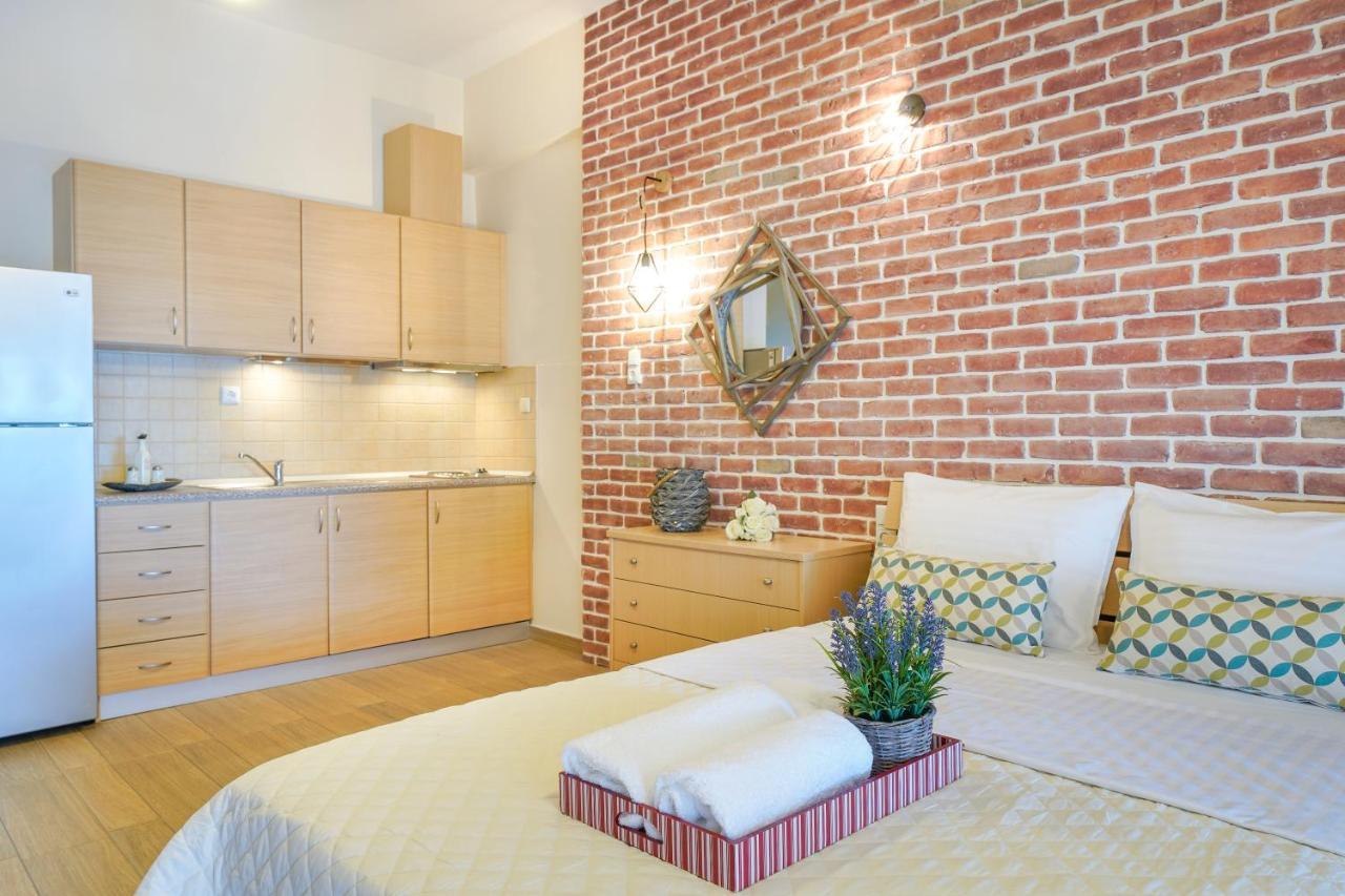 Golden Beachside Terrace Chrysi Ammoudia Bagian luar foto