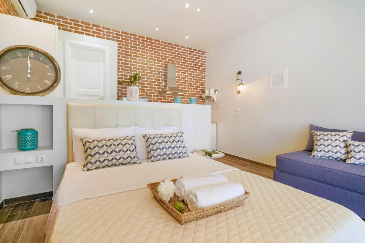 Golden Beachside Terrace Chrysi Ammoudia Bagian luar foto