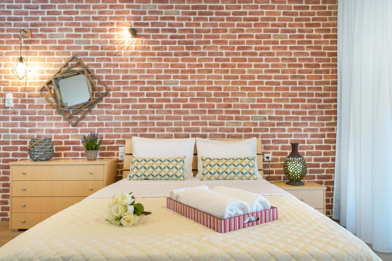Golden Beachside Terrace Chrysi Ammoudia Bagian luar foto
